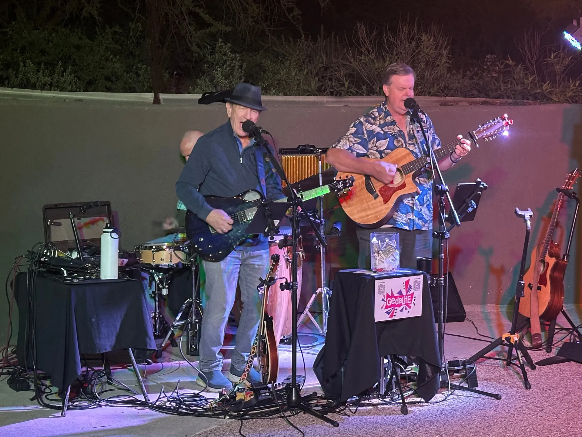 A beautiful night for live music.